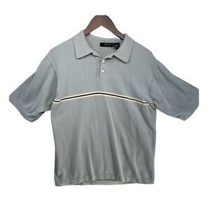 Cambridge Classics Mens Polo Shirt Medium Mint Green 100% Cotton Short Sleeve